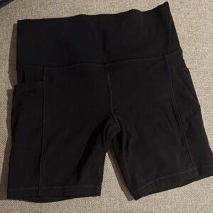 Athleta Black Bike Shorts
